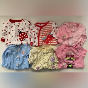 Gerber Koala Baby Carter’s Baby Girl Bundle Onesies Hat Newborn
